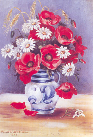W. Bechtel  Blumenstrauß